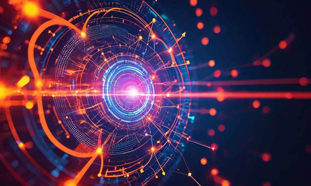 リスク環境の可視化図。中央部に派閥対立、政策不一致、スキャンダルなどの内部リスクが破裂や衝突するイメージで表現され、周囲の外側に自民党の対抗戦略、有権者の懐疑心、経済変動などの外部リスクが圧力波や対抗勢力として描かれている。内部リスクは暖色系、外部リスクは寒色系で色分けされ、相互依存関係を示すネットワーク接続線が含まれている。