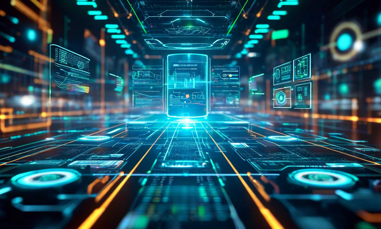 安全文化の成熟度を表現した統合図。ドライバー、管理者、技術システム、組織方針の4つの要素が、発光するネットワークパスで相互に接続され、統一された安全エコシステムを形成している。各要素は段階的に統合され、組織全体が安全を最優先する文化へ進化するビジョンを視覚化している。