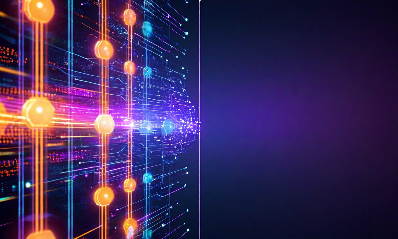Split visualization comparing memory-intensive neural network training with dense activation layers on the left versus optimized training with compressed activation sketching on the right, rendered in blue and purple gradients against a dark background