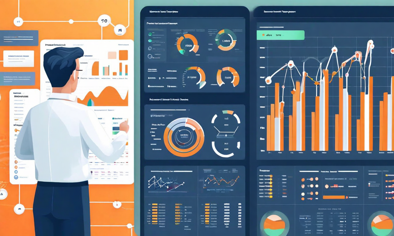 ファンドマネージャーと起業家の視点の違いを表現した対比図。左側はファンドマネージャーが複数の企業カードとチャートで構成されたポートフォリオ全体のリターン最適化を見ている様子、右側は起業家が単一企業の成長軌跡と拡大指標に集中している様子を示している。