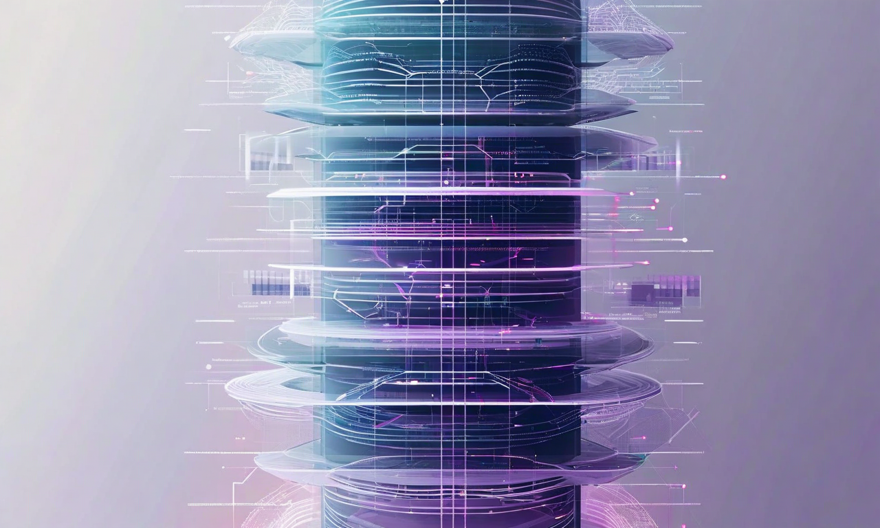 Abstract visualization of multiple transparent layers with geometric patterns and data streams, representing the hidden constraint layers in AI systems that persist even in so-called uncensored models