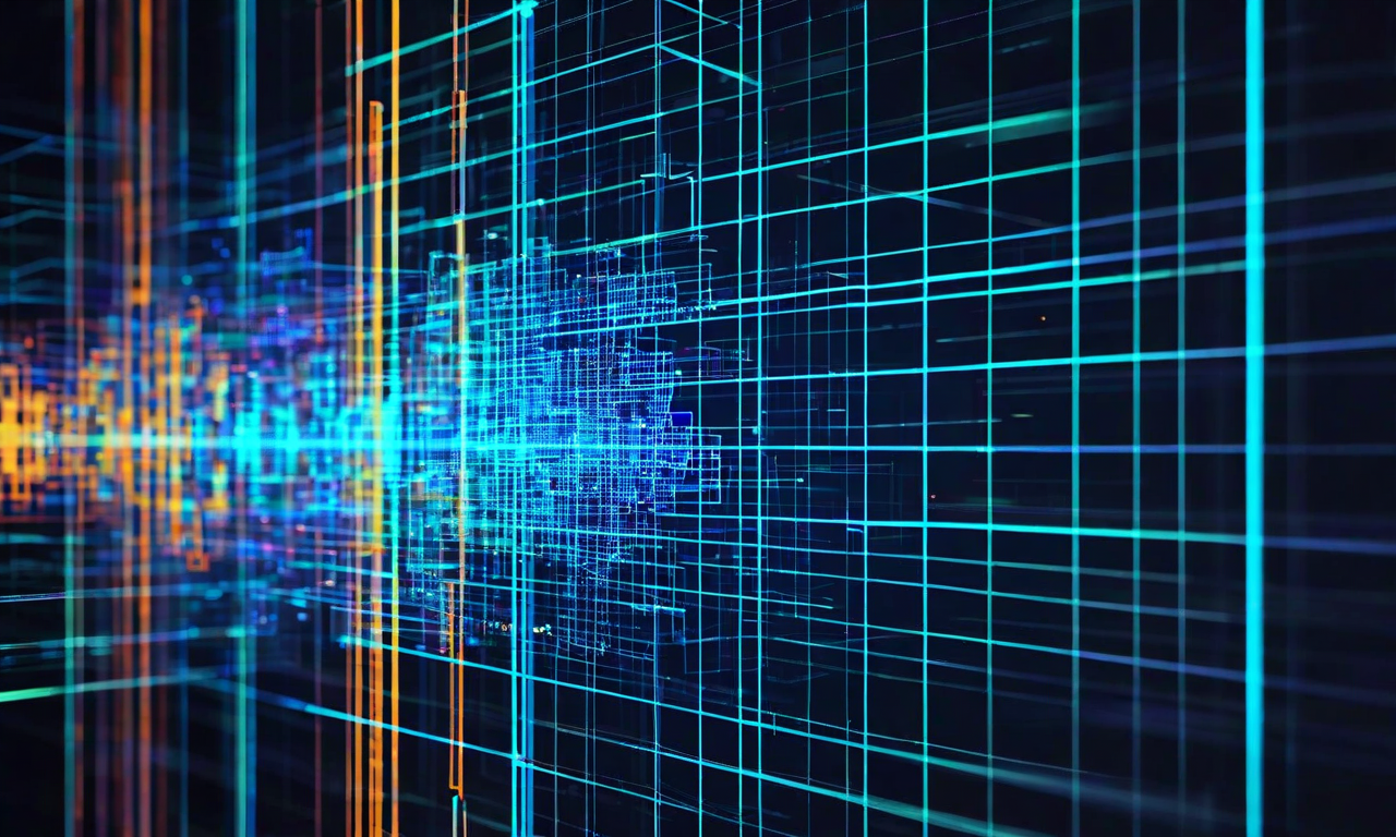 ニューラルネットワーク重みの圧縮を視覚化した技術図。左側に重い尾分布を示す重み値のヒストグラム、中央に疎性パターンを表現した散在する非ゼロ要素を持つ行列、右側に低ランク構造の冗長性を示す層状の矩形ブロック分解が表示されている。青から明るいシアンへのグラデーション色がデータ密度と重要性を表現し、接続線が疎性と低ランク特性の相補的な関係を示している。