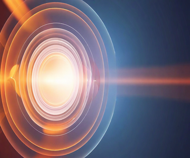 Abstract illustration depicting layers of meaning in communication, with a central glowing element surrounded by translucent concentric circles representing the complexity of deliberate word choice and linguistic interpretation