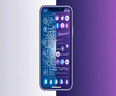Split composition showing a smartphone with social media interface alongside abstract neural network patterns, representing the legal case about social media's psychological effects on minors
