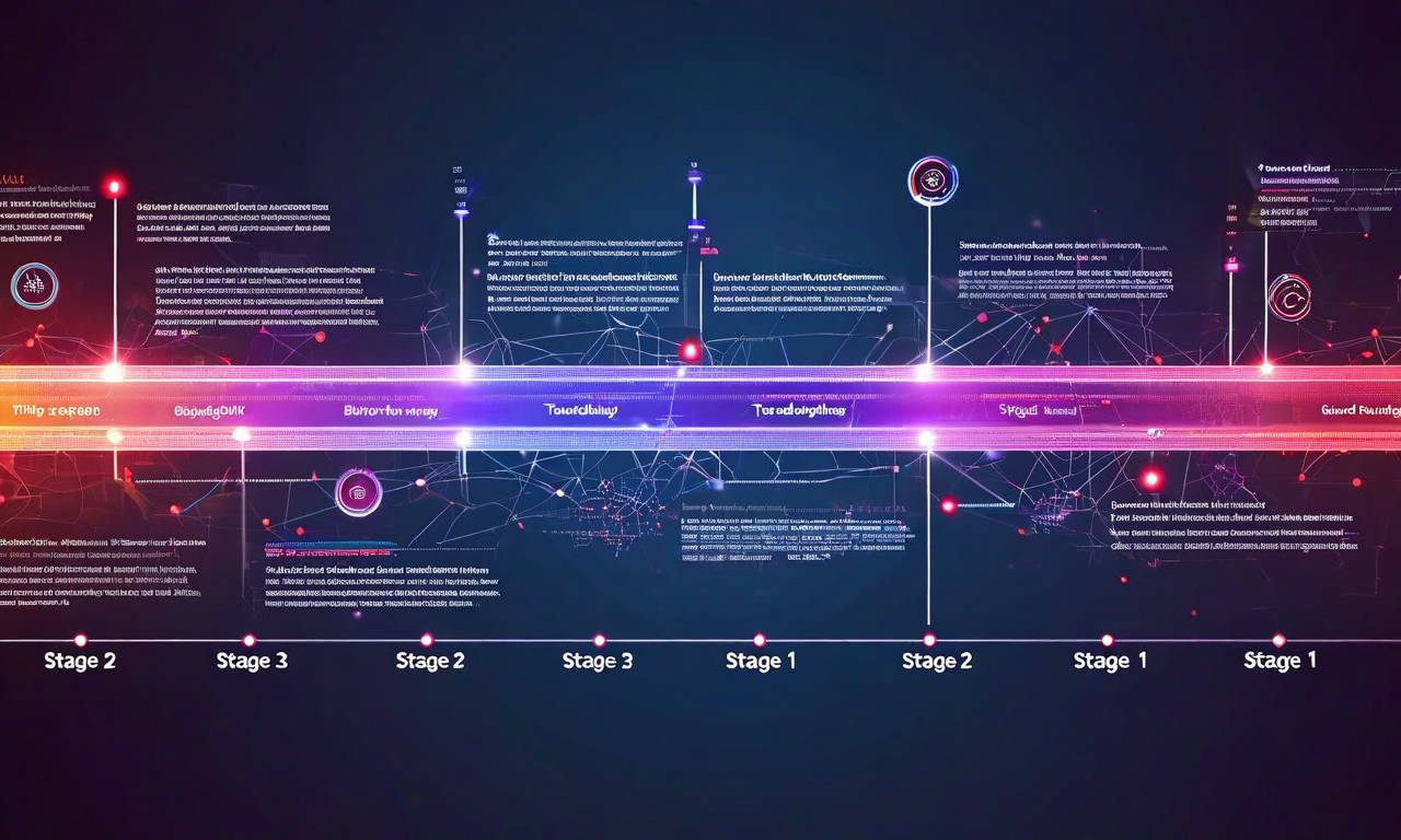 ガードレール技術の3段階の進化を示す図。左から右へ、第1世代の単純なキーワードマッチング(基本的なテキストスキャンと赤いブロック表示)、第2世代のコンテキスト分析(相互接続されたノードと意味理解層)、第3世代の意図認識ネットワーク(神経経路と多次元データ処理)を表現。各段階で検出精度が向上し、回避可能性が低下する様子を視覚的に表示。
