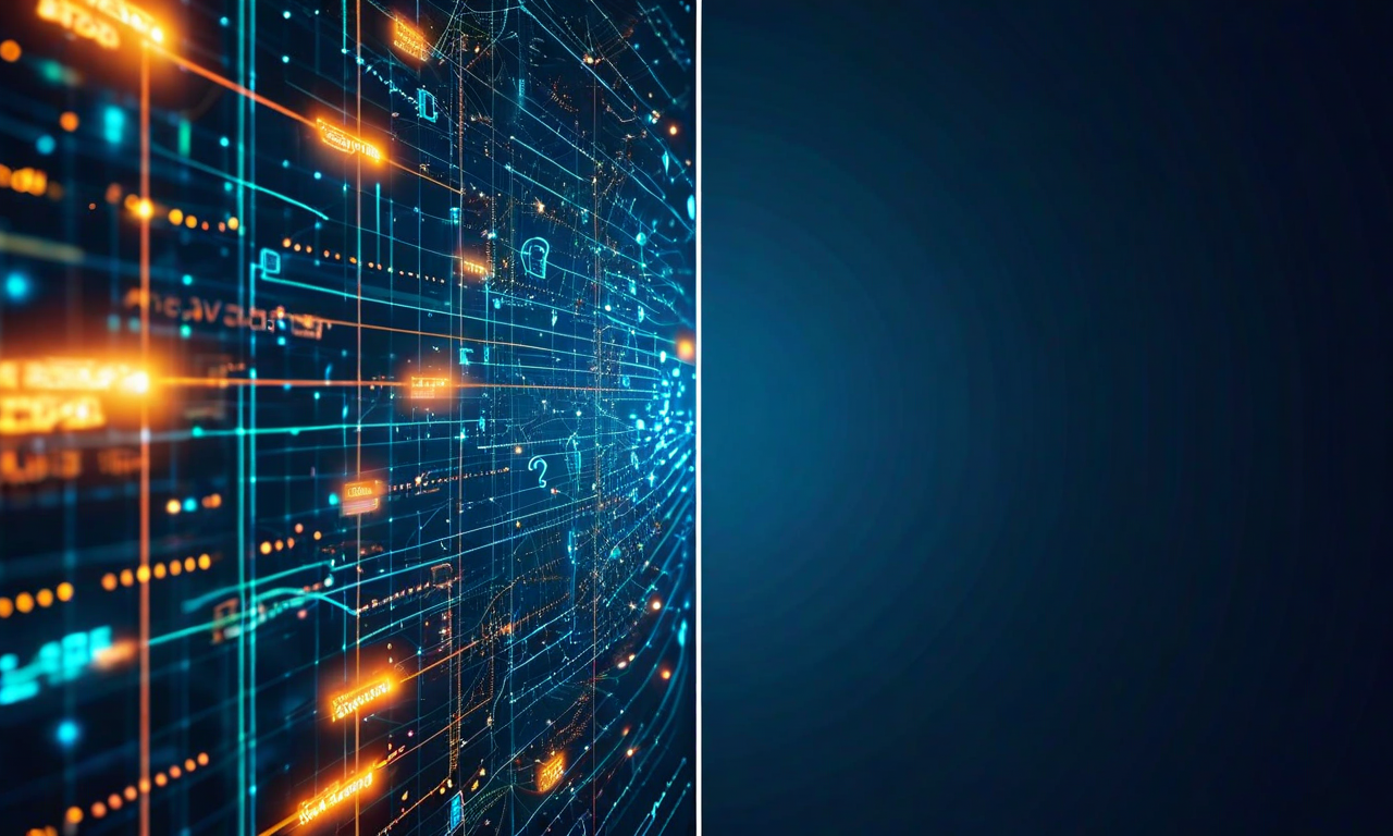 Split composition contrasting organized AI benchmark metrics on one side with chaotic neural patterns and dark gaps representing blind spots in capability assessment on the other side
