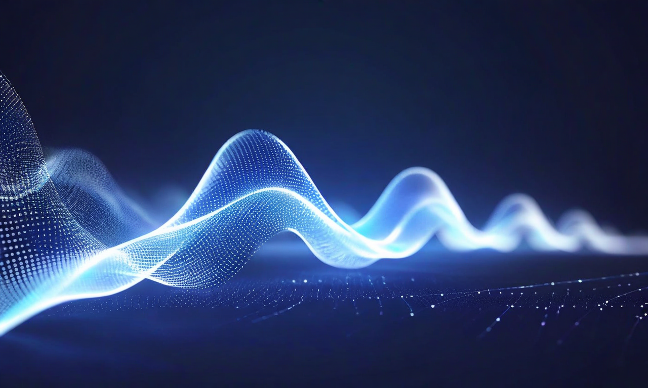 A three-dimensional visualization of a scaling law curve in glowing blue, surrounded by translucent geometric boundaries that fade at the edges, representing the conditional nature and limitations of AI scaling laws