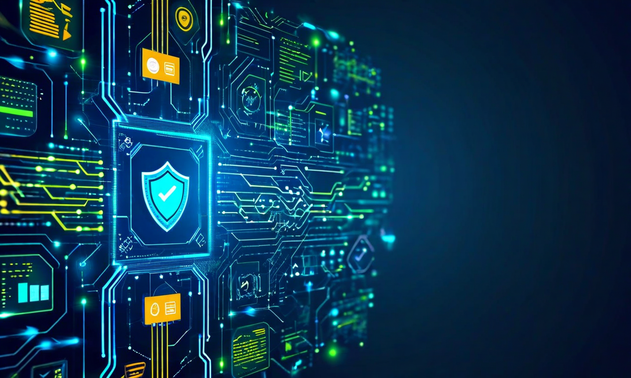 規制転換点を表現した抽象的なビジュアル。左側は青色で技術主導型のアプローチを示すデジタル回路とイノベーションシンボル、右側は緑色で安全規制主導型を示すシールドアイコンとコンプライアンスチェックマークが描かれている。中央には矢印と流動的な要素で転換点を表現し、複数の業界セクターが新しい安全基準への適応過程を示している。