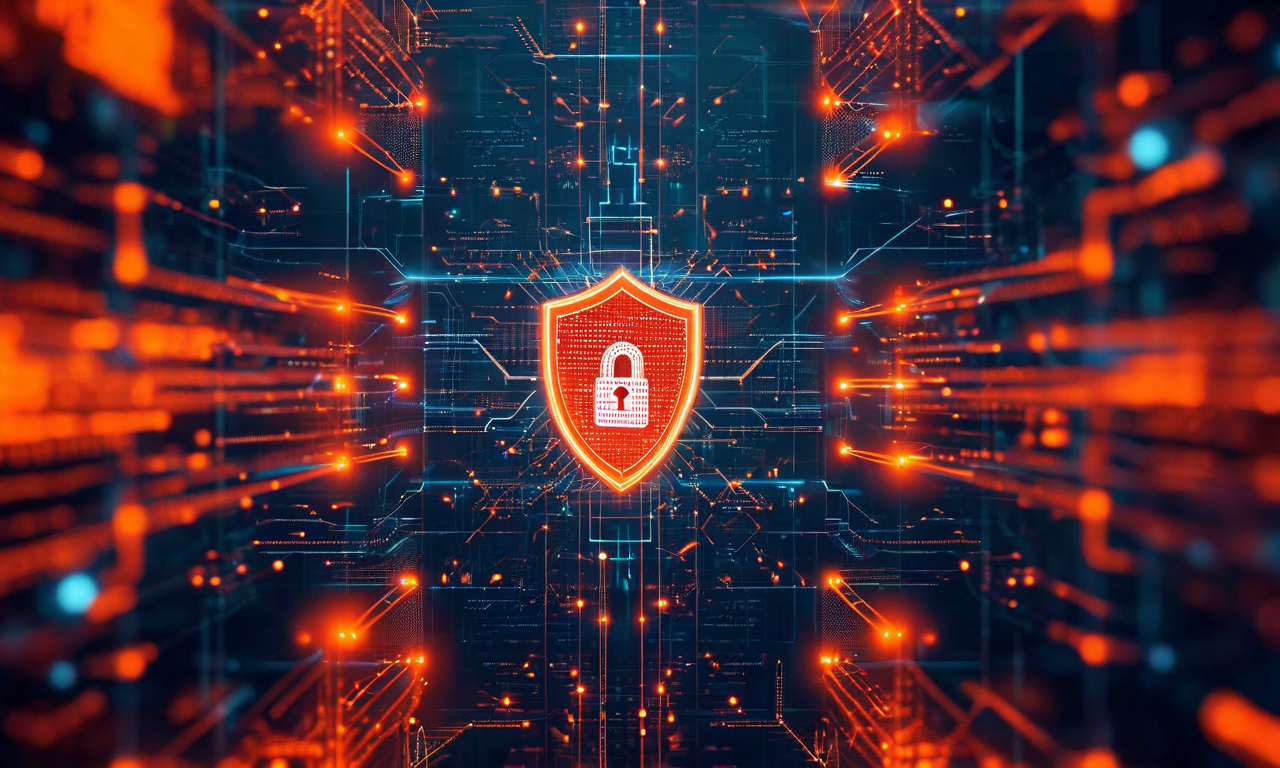 敵対的ゲーミングとガードレール回避のリスクを表現した抽象的なデジタルイラスト。中央のAIシステムを取り囲む複数の攻撃ベクトル、ランキング操作を試みるハッカー、破壊されるセキュリティバリア、有害コンテンツ検出フィルターを通り抜ける脅威が視覚化されている。赤、オレンジ、濃い青の色調で危険性を表現し、攻撃経路を示す発光するネットワーク接続と段階的なセキュリティ障害が描かれている。