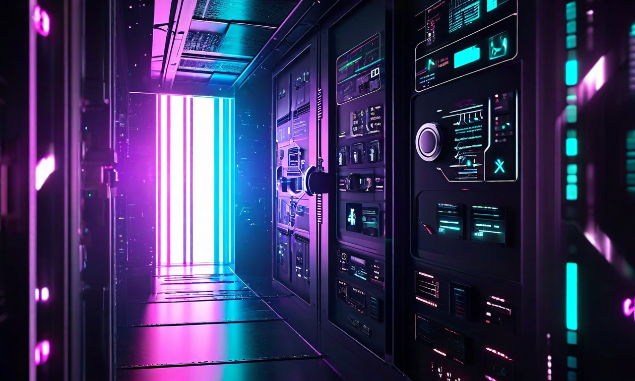 A split digital illustration showing open-source code flowing as light on one side and hidden control parameters in shadow on the other, divided by a social media platform symbol, representing the tension between algorithmic transparency and concealed deployment controls